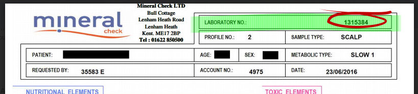 How to find your lab number